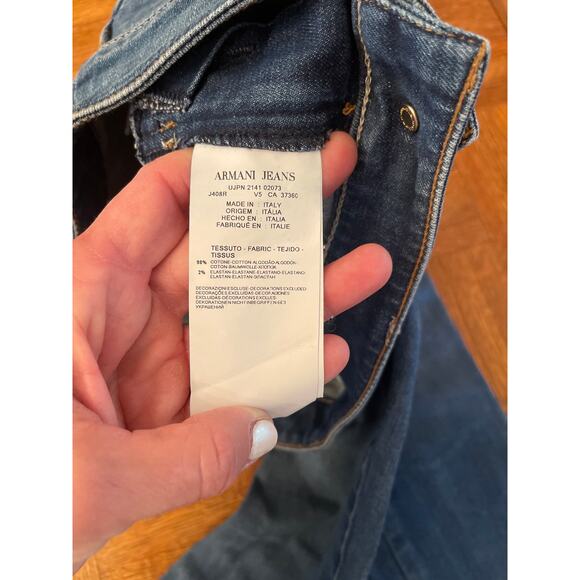 Armani Jeans Denim Lover organic cotton size 26 - Picture 5 of 7